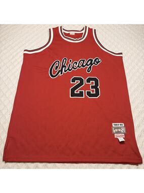Vintage 90s Jordan Chicago Bulls Hardwood Classics Basketball Jersey Size 60/4XL